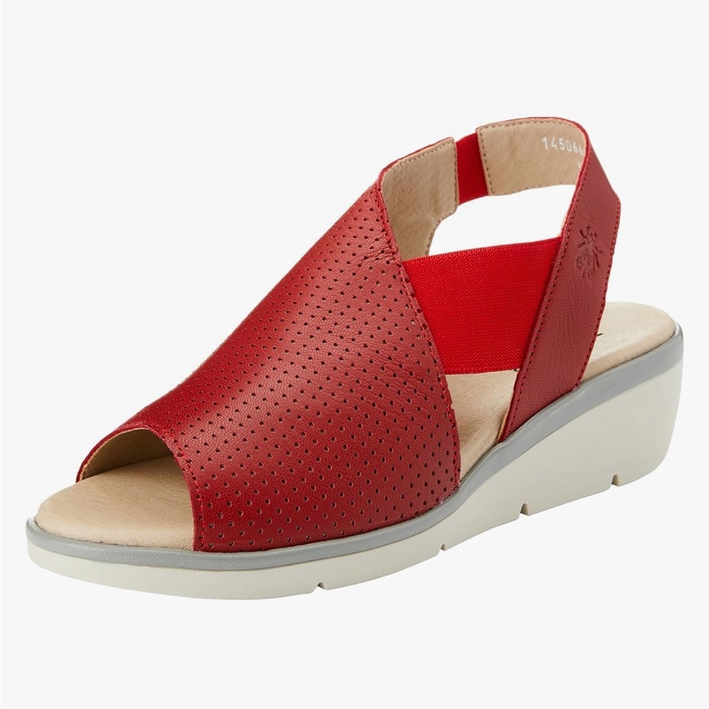 Fly London Red Sandals